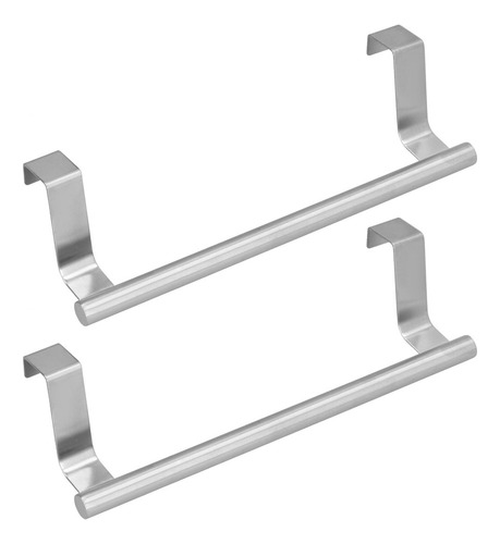 Toallero Colgante Acero Inoxidable 2 Piezas Sin Perforador