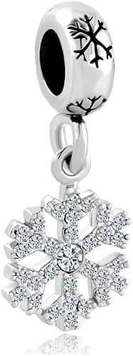 Imagen 1 de 2 de Lifequeen - Abalorio De Copo De Nieve Para Pulseras De Cad