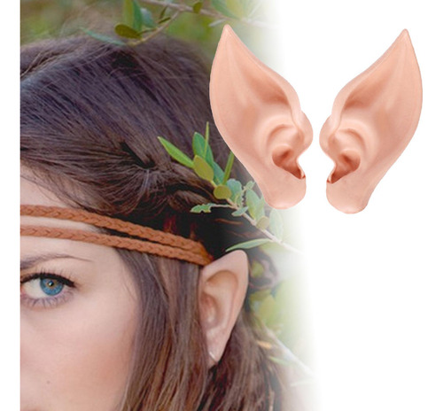 Oreja De De Látex, Accesorios De Cosplay, Accesorios Beige