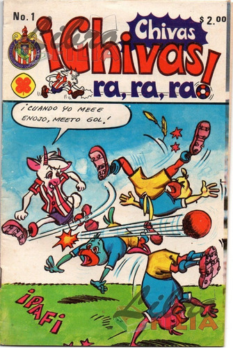 Comic Número 1 De Chivas Chivas Ra, Ra, Ra! (1974) Dimensión