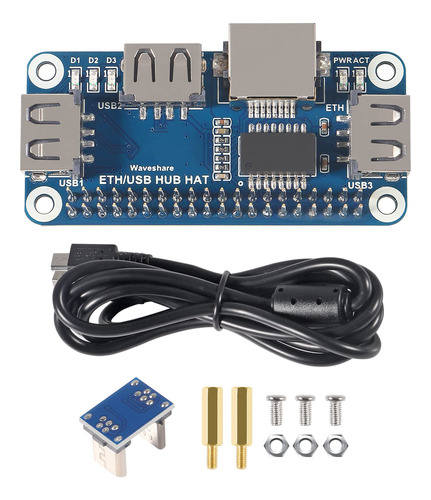 Tarjeta Expansion Usb Ethernet Rj45 Puerto Red Para Pi 4 3b+