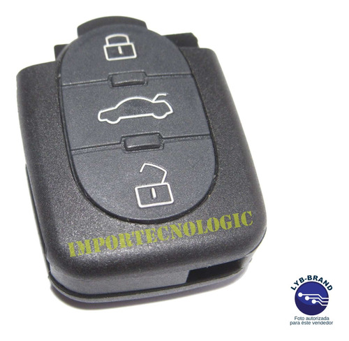 Carcasa Llave Alarma Para Audi  A4 1999 2000 Sin Cuna