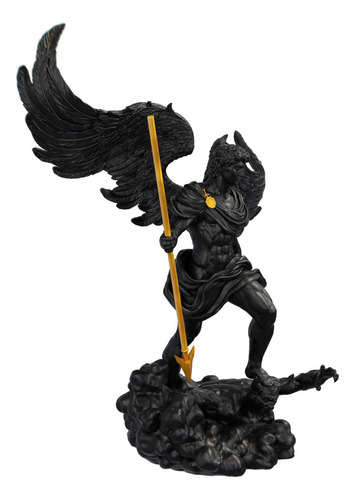Estátua Arcanjo Miguel - Versão 5 Cor Cor Aurum Noctis