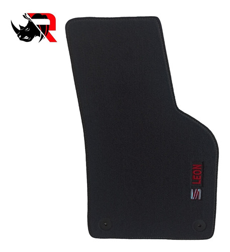 Imagen 2 de 5 de Tapetes Compatibles Con Leon Seat Fr Rojo - Negro -blanco