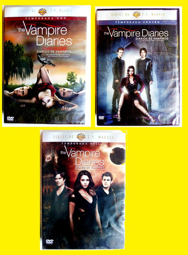 Diarios De Vampiros Temporadas   1ª,  4ª Y  6ª - Dvd