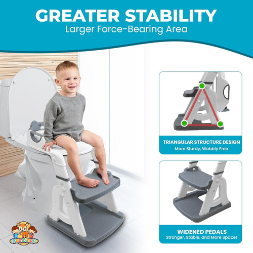 Asiento De Entrenamiento Para Ir Al Baño 2 En 1: ¡inodoro De