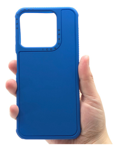 Funda 3 En 1 Para Zte A55 Case Uso Rudo Bumper Protector Supreme - Azul Rey Zte Blade A55
