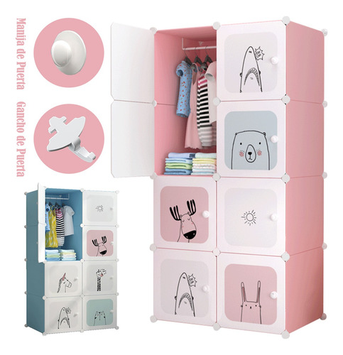 Cajas Organizador De Ropa Colgar Estante Closet Armario Niño