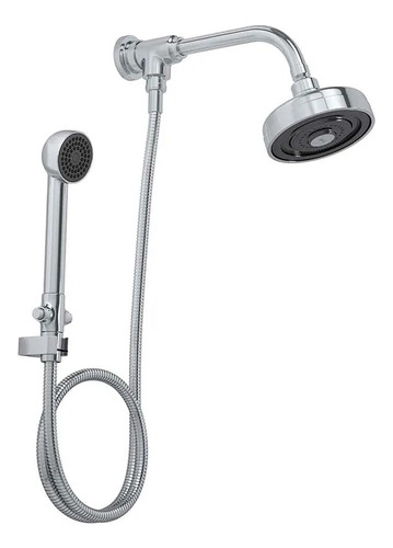 Kit Chuveiro Deca Acqua Plus - Conforto E Estilo Prateado Cromado