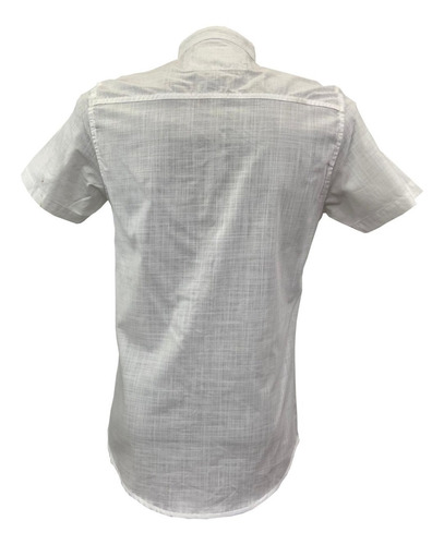 Imagen 2 de 2 de Camisa Cuello Mao Manga Corta Hombre