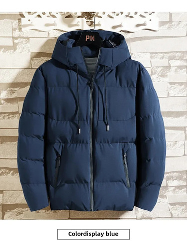 Chaqueta Acolchada De Algodón Con Capucha De Invierno Para H