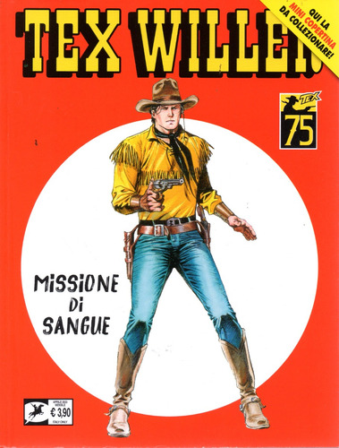 Tex Willer N° 54 - Missione Di Sangue - Sem Minicapa - 68 Páginas Em Italiano - Sergio Bonelli Editore - Formato 16 X 21 - Capa Mole - 2023 - Bonellihq Cx359 G23