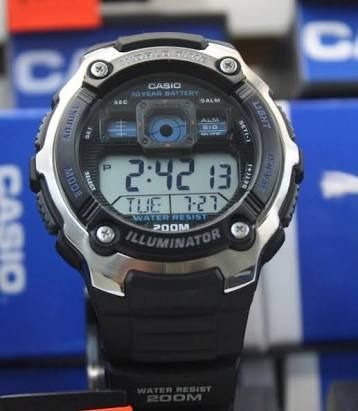 Reloj Casio Modelo Ae 2000 Extensible De Caucho