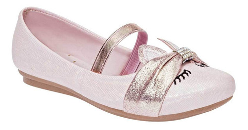 Miss Pink Niña Zapato Tipo Balerina Color Rosa. Cod 90782-1