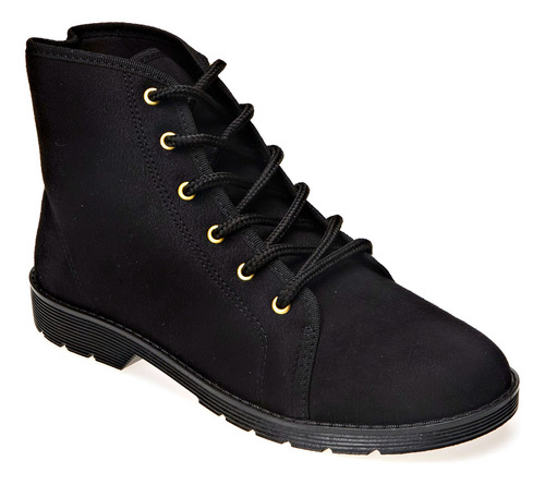 Bota Feminina Coturno Cano Médio Moleca