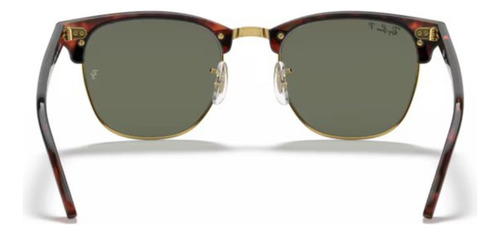 Anteojos De Sol Ray-ban Clubmaster Red Havana G-15 Green Pol Polarized 990/58 G-15 Green Red Havana Red Havana