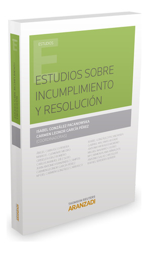 Estudios Sobre Incumplimiento Y Resolucion - Garcia Perez...