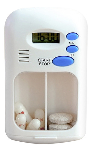 Portátil Mini Pastillero Temporizador Con Lcd Digital Alarma