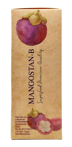 Imagen 3 de 8 de Mangostán En Polvo - Receta Ayurveda 100g Doypack