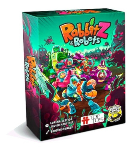 Juego De Mesa Cartas Rabbitz & Robots Original Top Toys