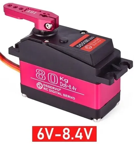Servo Digital Ds5180ssg - 80kg Força - Metal Gear - Baja | Frete