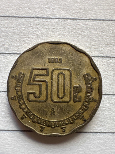 Moneda De 50 Centavos De 1983