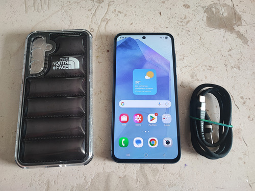 Samsung Galaxy A55 128gb 8gb, Doble Imei 1 Sola Sim Azul Oscuro (Usado)