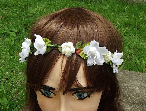 Headband Floral Sakura - Tiara De Flores Mesclada Pink