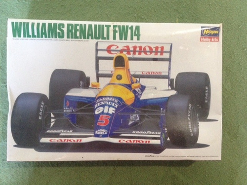 Automodelismo Williams Renault Fw14 1:24 Hasegawa Nuevo 70e