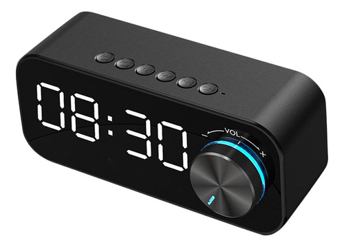 Despertador Digital Led, Reloj De Noche Con Espejo Recargabl