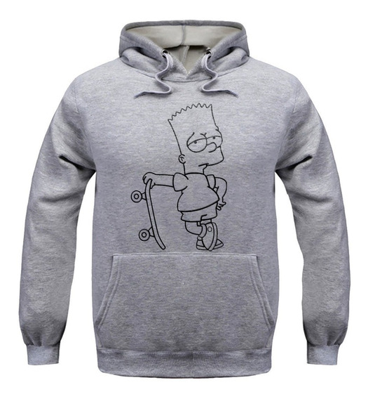 blusa de frio bart simpson