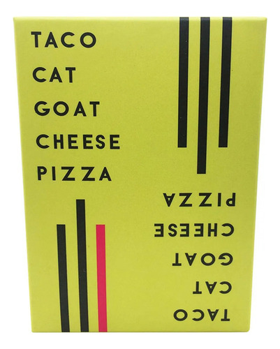 Q1c Pizza De Queso De Cabra Taco Cat Juego De Cartas Juego