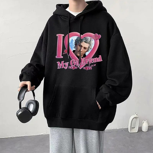 Sudadera Con Capucha Con Estampado «i Love My Girlfriend» De