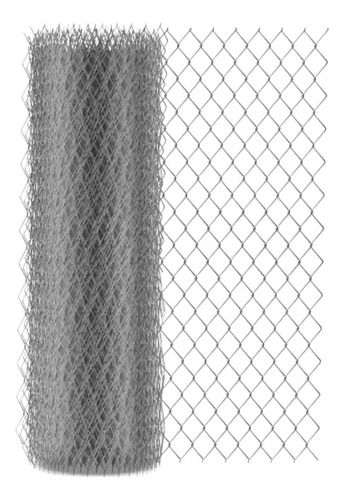 Tejido Romboidal 1,80 Mt - Rombo 76 - 16 X 10 Mts (2 Rollos) Plateado