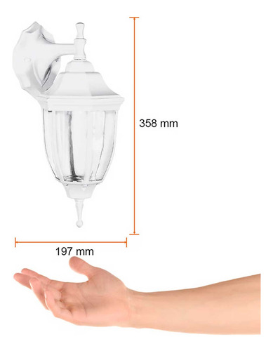Lámpara De Pared Arbotante Farol Ext Tecnolite Salermo I
