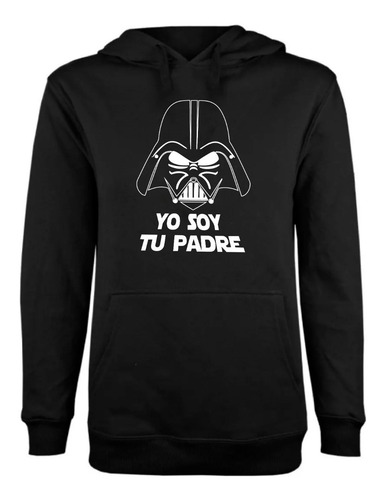 Imagen 1 de 2 de Polerón Canguro Estampado Unisex Yo Soy Tu Padre