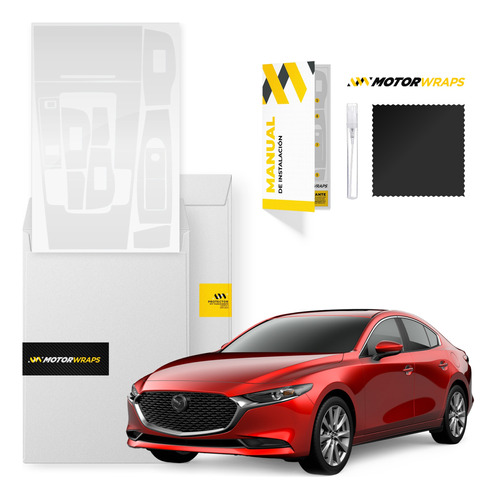 Kit Ppf Premium Transparente Consola Puertas Mazda 3 2019/22