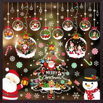 Comprar Adornos De Ventanas Navideñas, 6 Hojas Doble Cara Para Crist