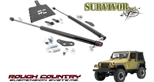 Kit De Amortiguadores De Capot Rough Country Jeep Tj