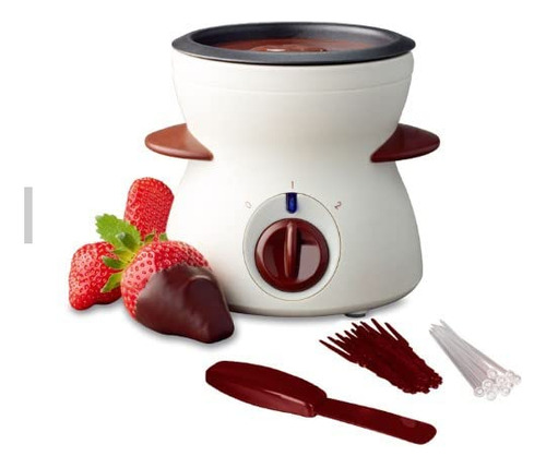 Juego Electrico De Olla Para Fondue De Chocolate Y Queso Con