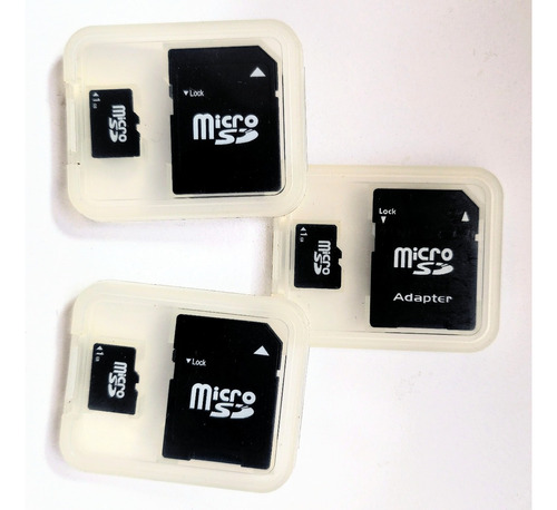 Memoria Microsd 1gb Testeada Micro C/ Adaptador Sd Impresora