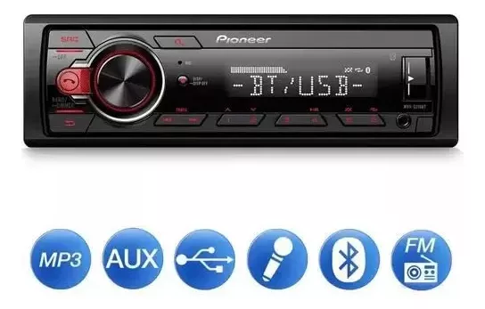 Terceira imagem para pesquisa de frente pioneer mvh s218bt