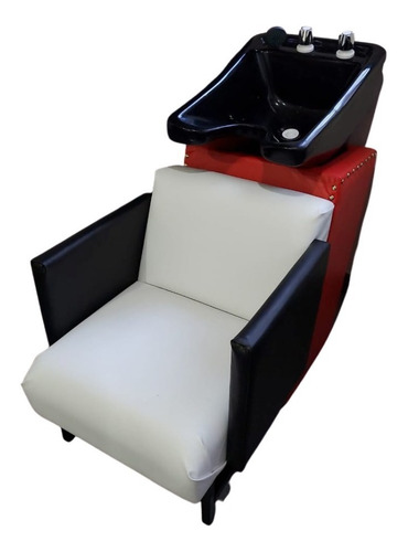 Imagen 6 de 10 de Combo Peluqueria Lavacabeza+silla+ayudante Todo Color !!