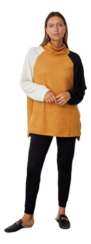 Sweater Maxi Polera Mujer