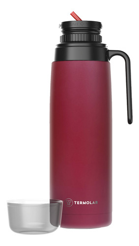 Garrafa Térmica 100% Inox R-evolution Rosa Cyber 1l Termolar