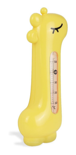 Termômetro Banheira Bebê Banho Temperatura Testa Água Quente Cor Amarelo