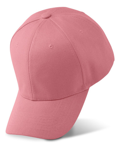 Gorras Acrílico Lisa Mayoreo Bordar Packs 8 10 12 15 20 25 Rosa 15 Piezas