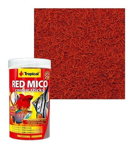 Ração Red Mico Colour Sticks Tropical - 32g