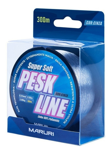 Linha Monofilamento Maruri Pesk Line 0,21mm 300 Mts