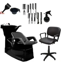 Comprar Combo De Peluquería Lavacabezas, Sillón,peines,rociador, Etc